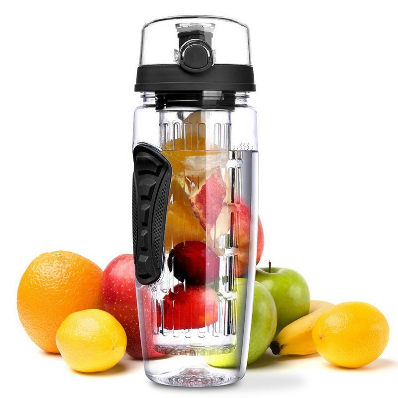 32oz Fruit Infuser Water Bottle BPA-Free Plastic Juice Shaker