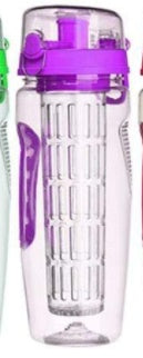 32oz Fruit Infuser Water Bottle BPA-Free Plastic Juice Shaker