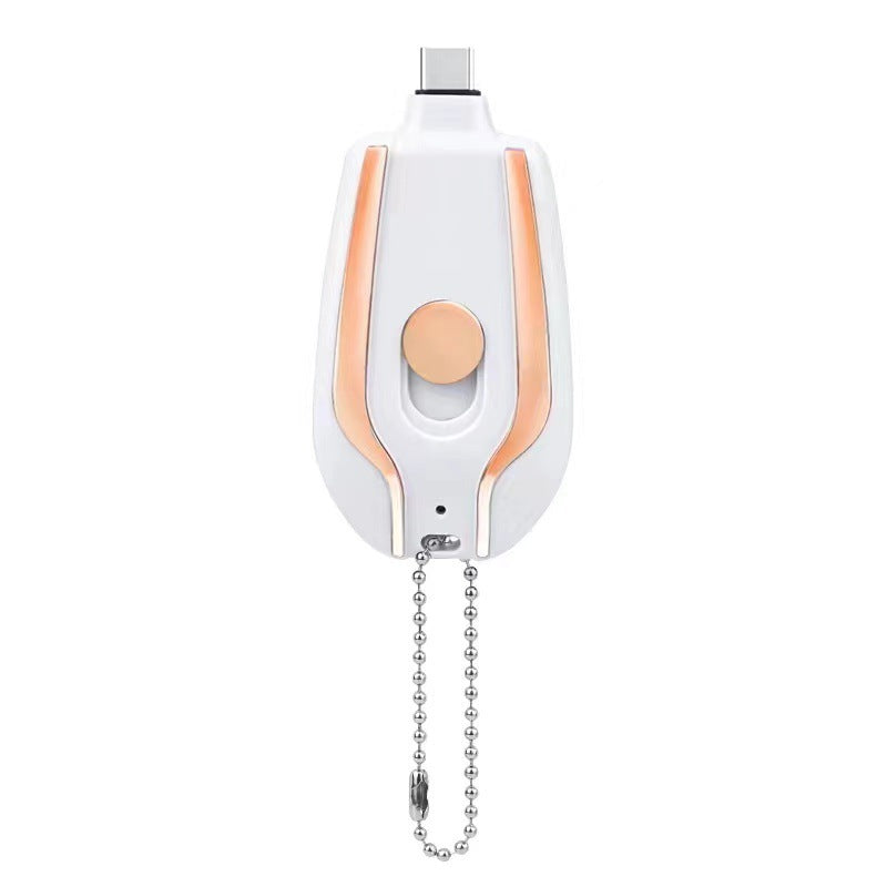 Mini Power Bank Keychain Charger – Fast Charging Backup Battery Pack - Markety Way
