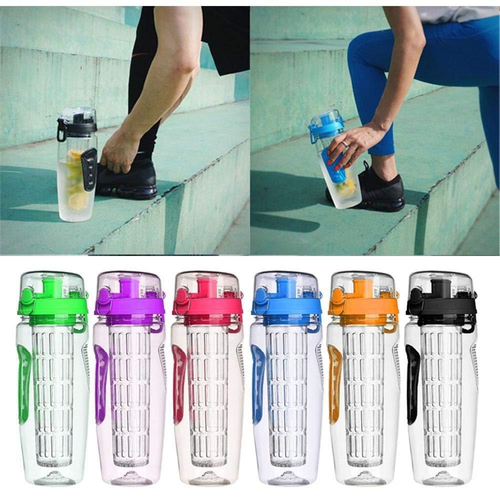 32oz Fruit Infuser Water Bottle BPA-Free Plastic Juice Shaker