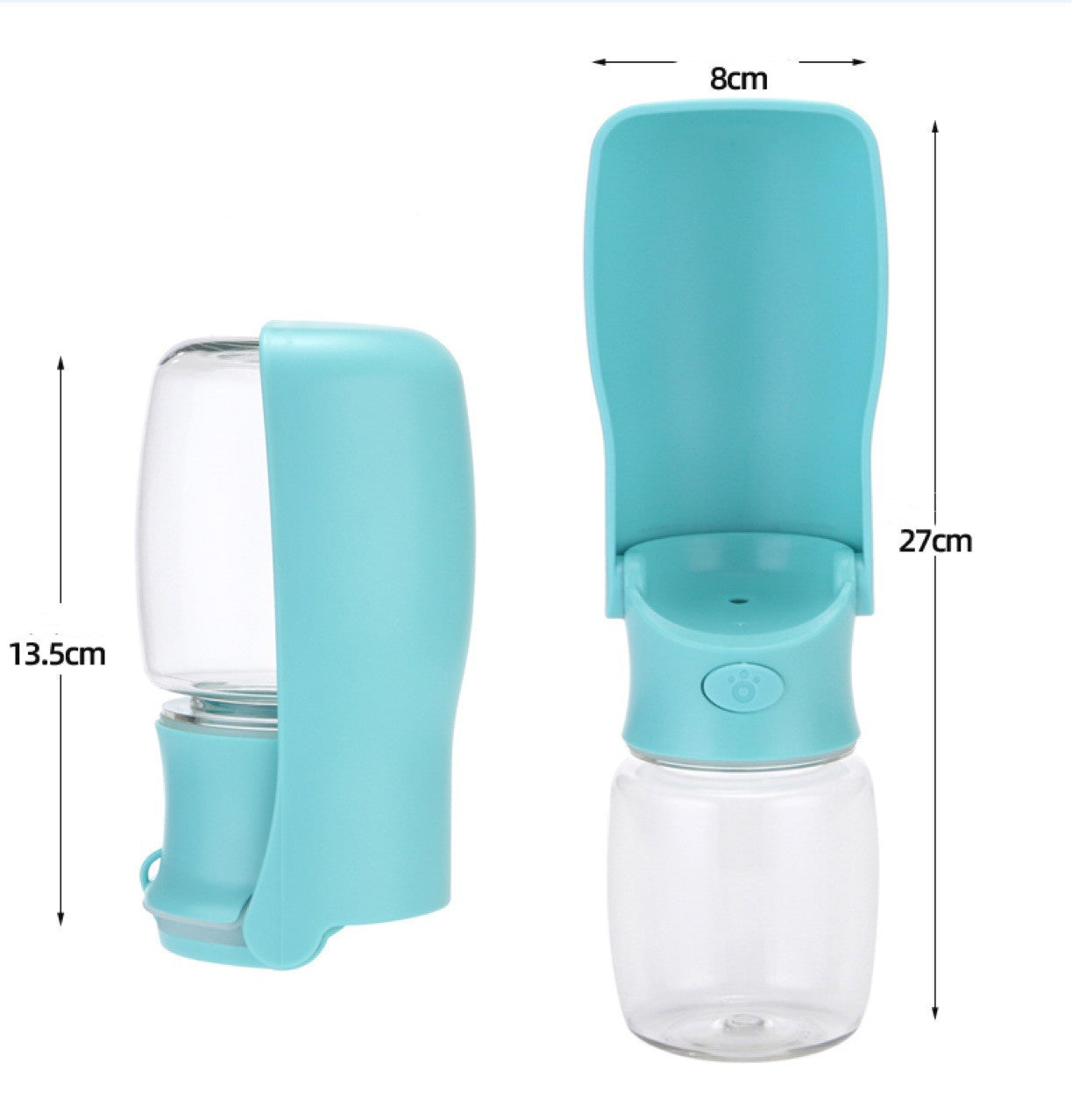 Portable Dog Water Bottle – Foldable Pet Dispenser for Travel & Outdoors