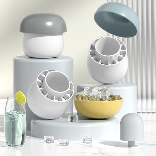 Silicone Mushroom Ice Cube Mold Durable Ice Block Tray Easy Demould Frozen Ice Maker