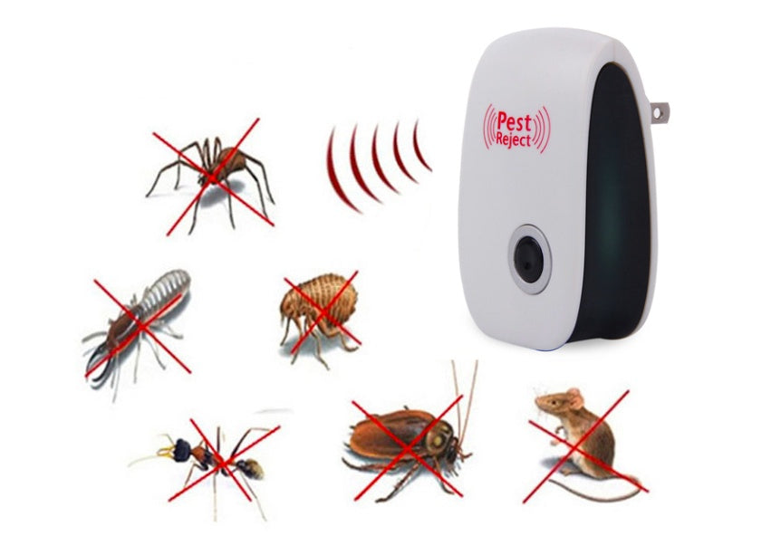 Electronic Ultrasonic Mosquito & Pest Repeller – Rechargeable, EU/US Plug