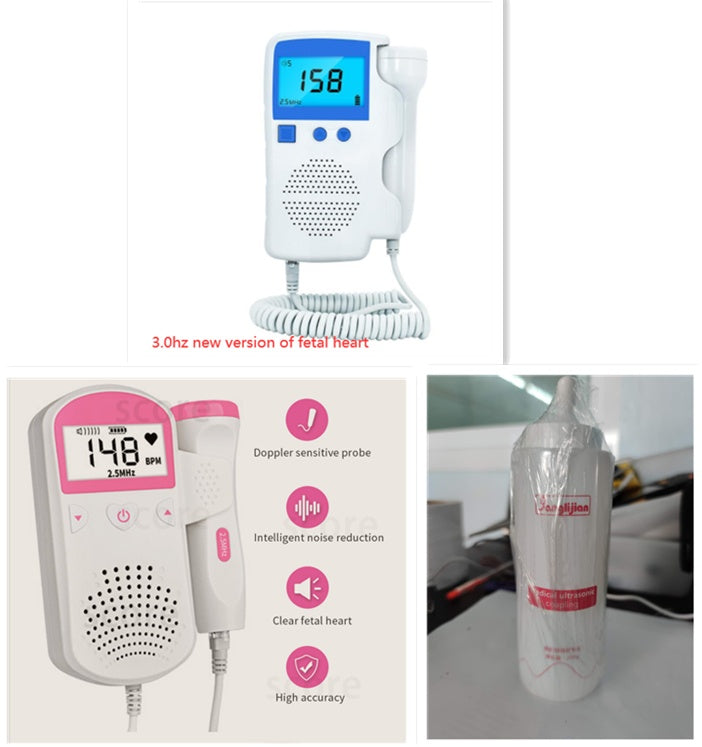 Fetal Heart Rate Monitor – Home Pregnancy Baby Heartbeat Detector