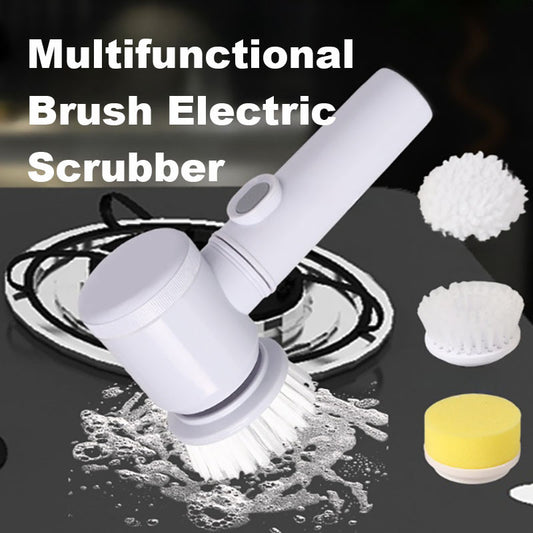 Multifunctional Electric Scrubber Rechargeable Kitchen Brush