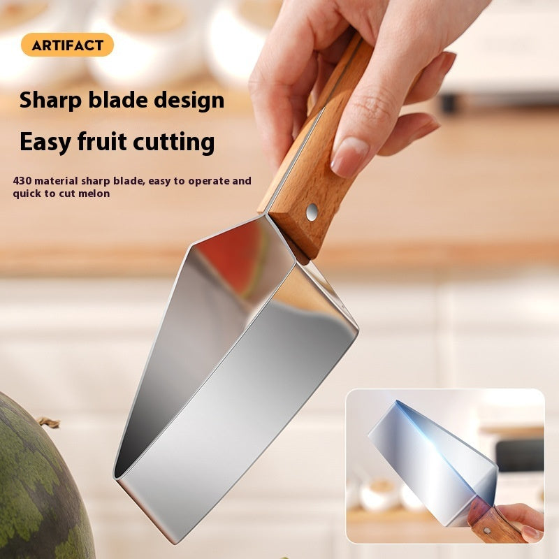 Watermelon Splitter 430 Stainless Steel Melon Cutter Fruit Knife Kitchen Gadget