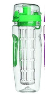 32oz Fruit Infuser Water Bottle BPA-Free Plastic Juice Shaker