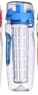 32oz Fruit Infuser Water Bottle BPA-Free Plastic Juice Shaker